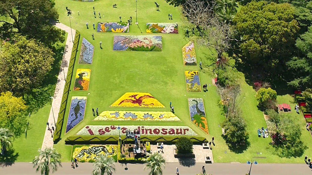 화려한 꽃밭과 테마 정원 (Floral Display Area & Themed Gardens)